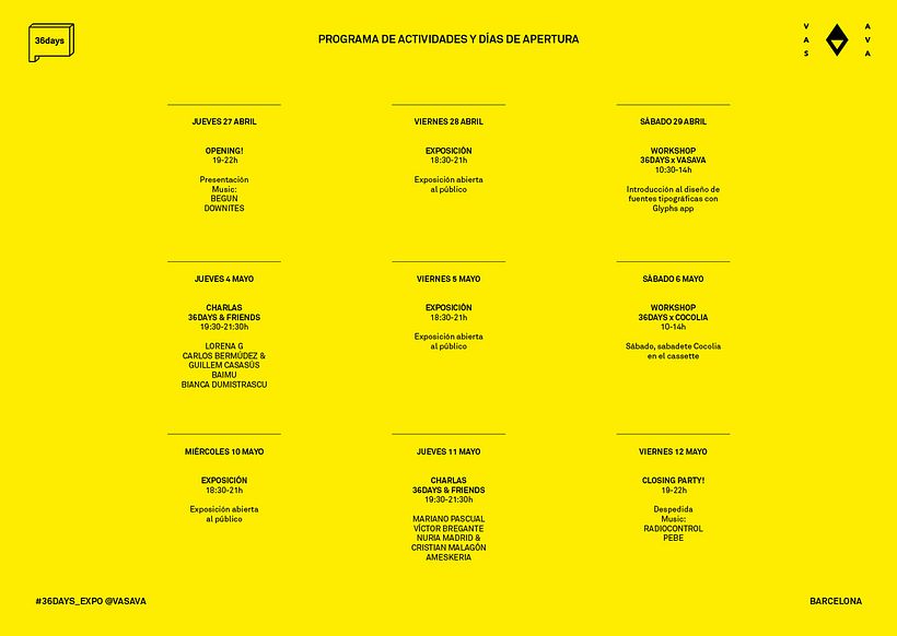 36 Days of Type: la exposición 5