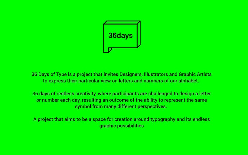 36 Days of Type: la exposición 1