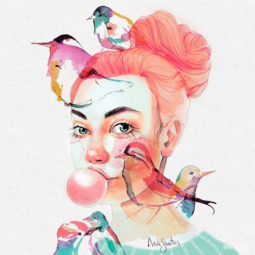 Ana Santos ilustra la feminidad en estado puro 1