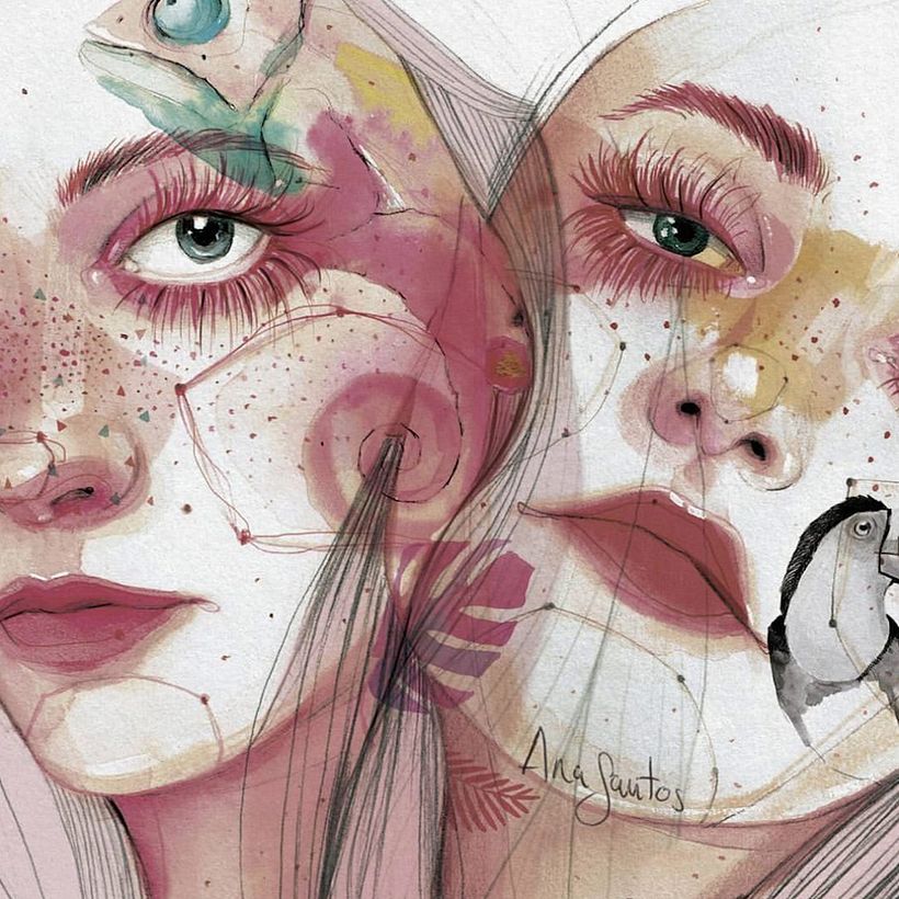 Ana Santos ilustra la feminidad en estado puro 6