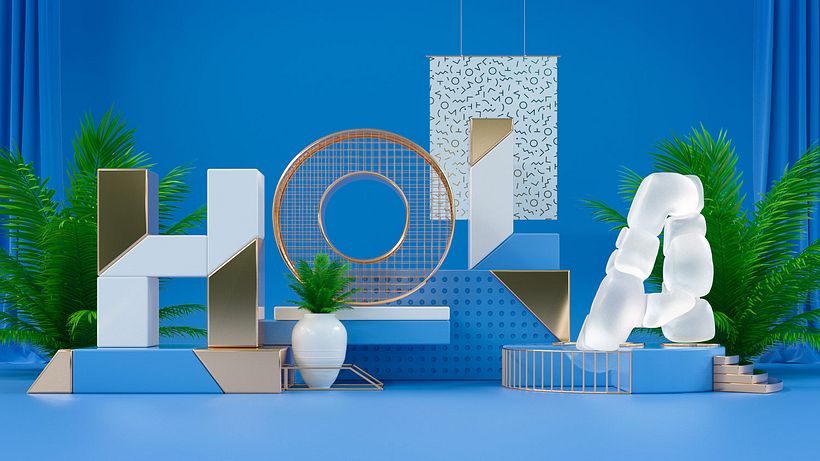 Los letterings y bodegones en 3D de Jose Checa 12