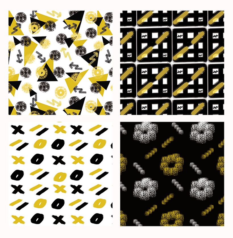 Simply yellow and black Collection 3