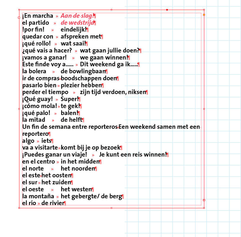 Indesign. Seleccionar texto (variable) 1