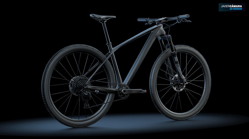 Modeling 3D - CrossCountry Bike (XC) Ghost Lector 2