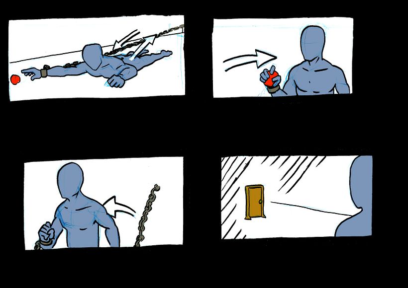 STORYBOARD "CODÈPENDANCE". CORTOMETRAJE-VIDEO DANZA  2