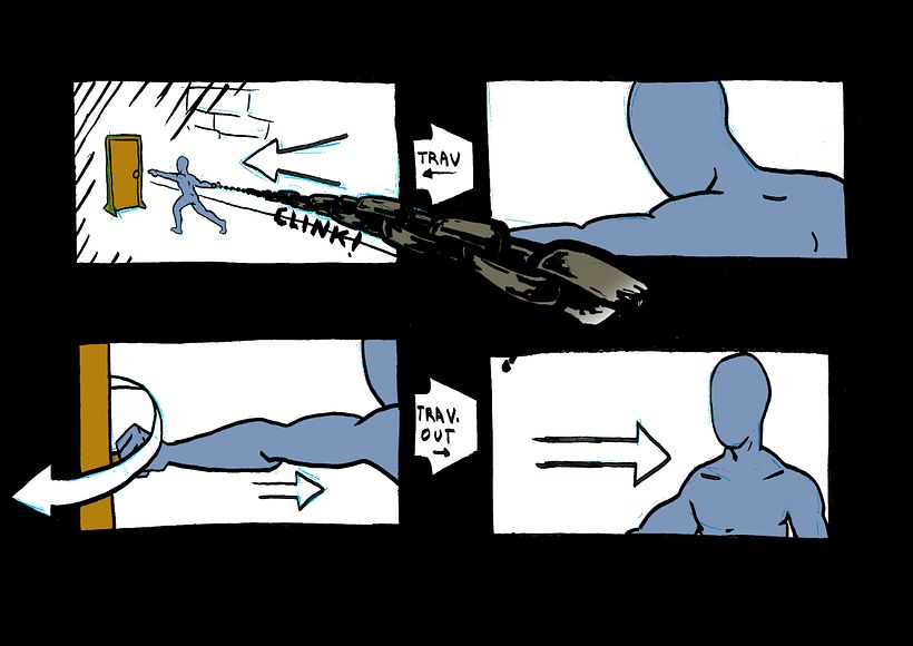 STORYBOARD "CODÈPENDANCE". CORTOMETRAJE-VIDEO DANZA  3