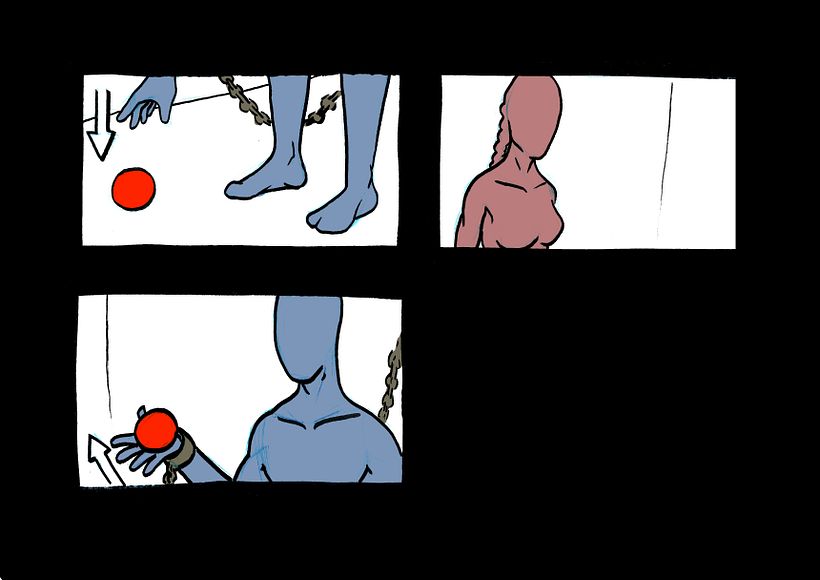 STORYBOARD "CODÈPENDANCE". CORTOMETRAJE-VIDEO DANZA  6