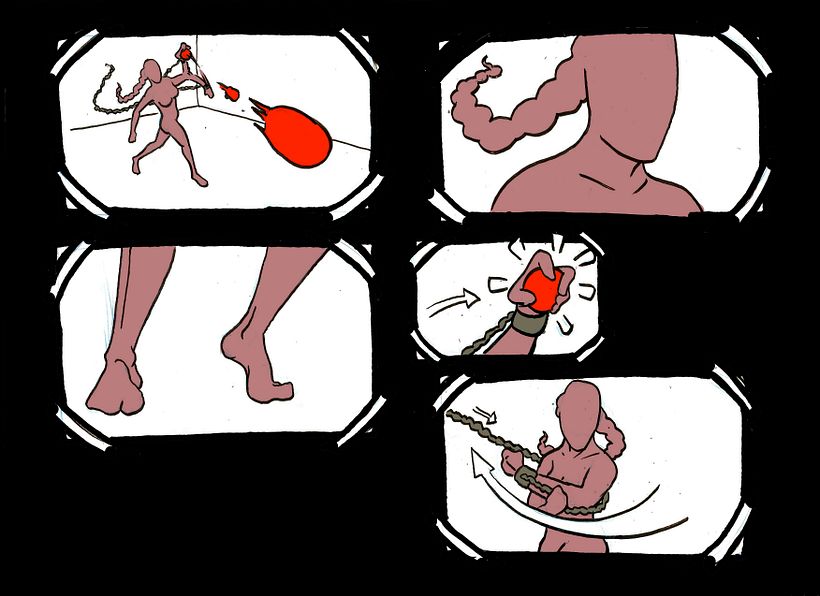 STORYBOARD "CODÈPENDANCE". CORTOMETRAJE-VIDEO DANZA  8