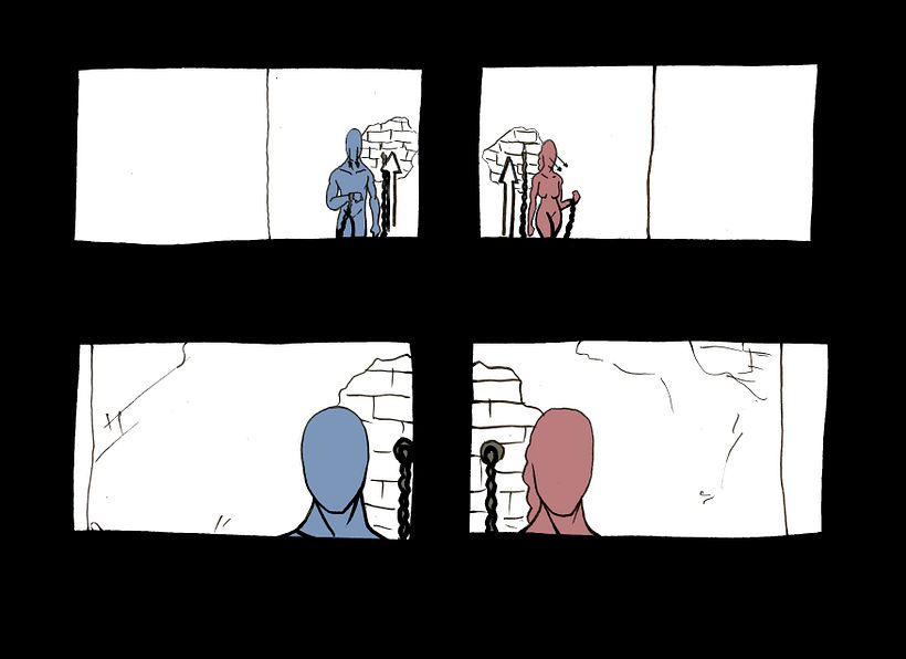 STORYBOARD "CODÈPENDANCE". CORTOMETRAJE-VIDEO DANZA  12
