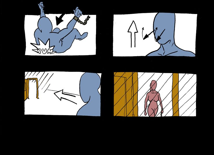STORYBOARD "CODÈPENDANCE". CORTOMETRAJE-VIDEO DANZA  15