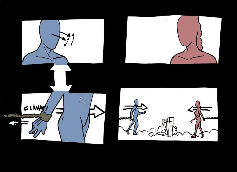 STORYBOARD "CODÈPENDANCE". CORTOMETRAJE-VIDEO DANZA  18