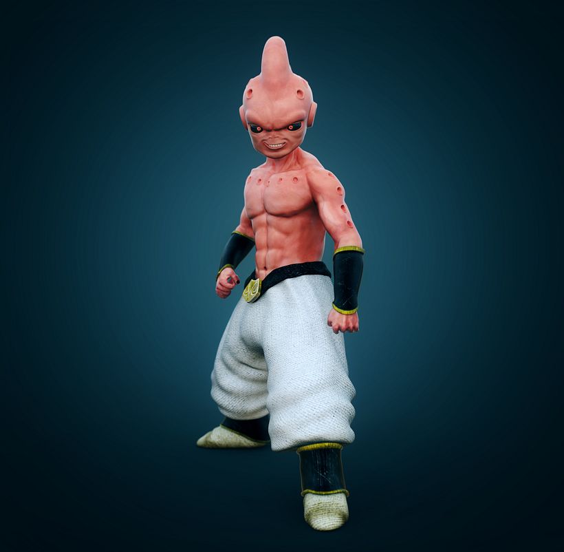 Kid Buu - 3D -1