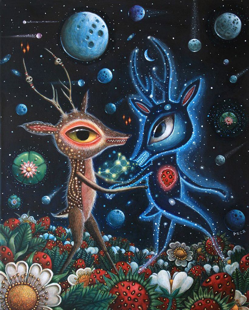 El arte introspectivo de Peca 21