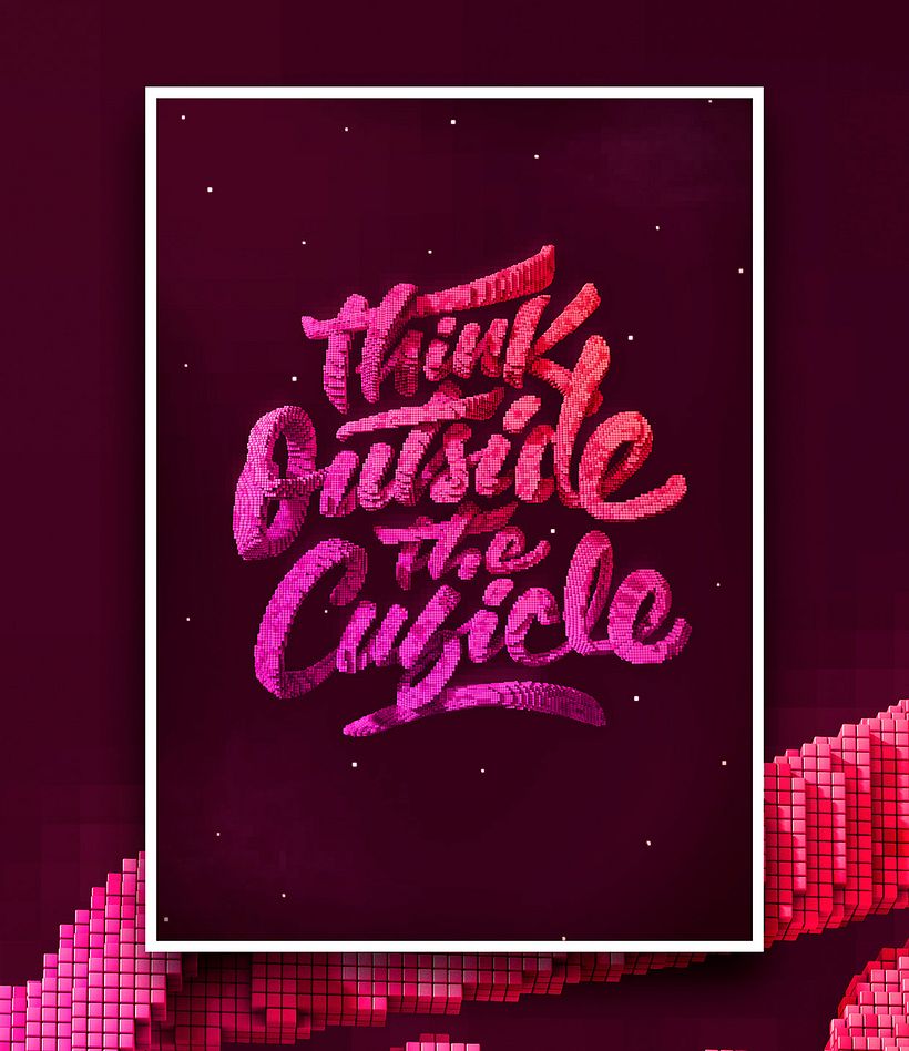 Técnicas para crear letterings 3D con Zigor Samaniego 14