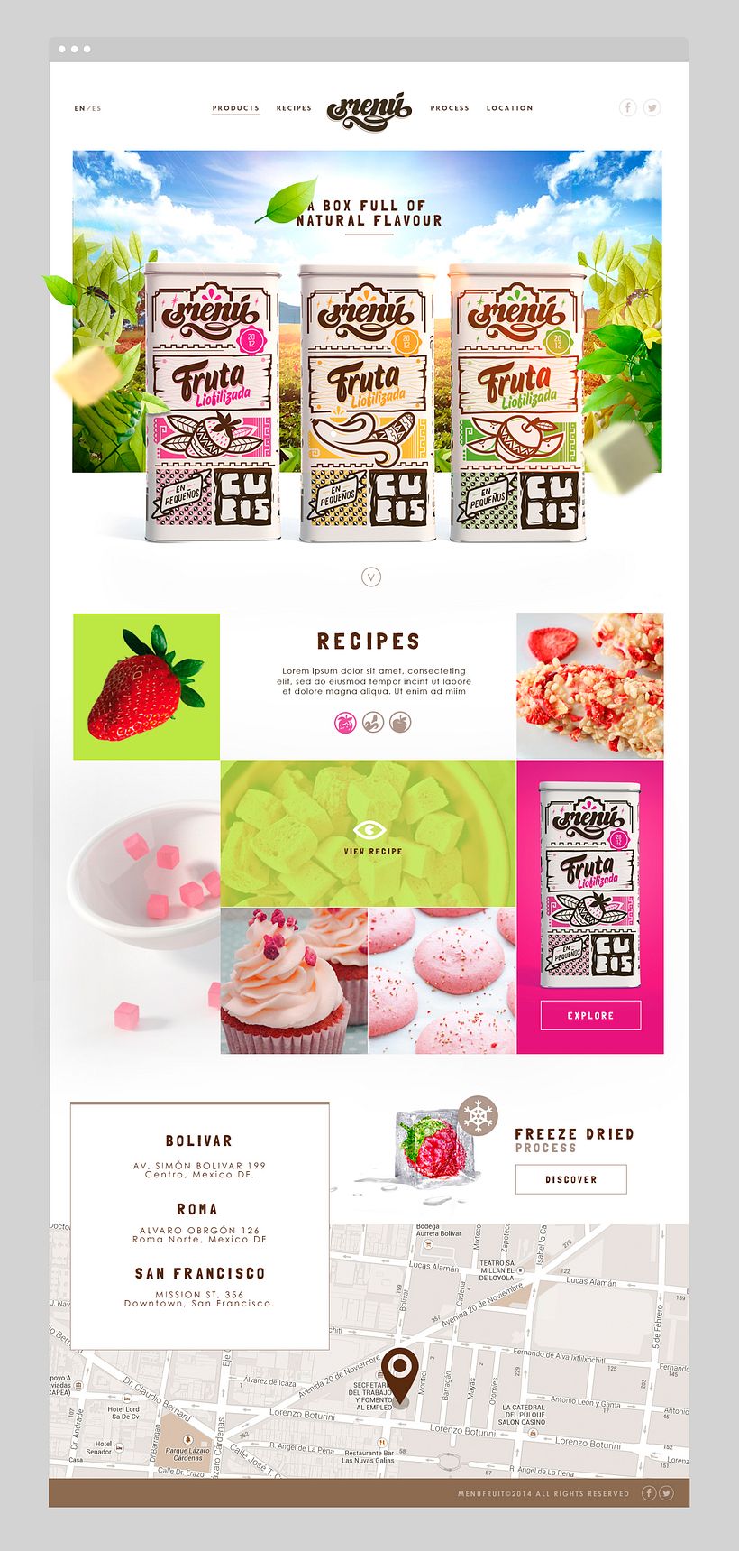 Menú Fruit - Packaging 4