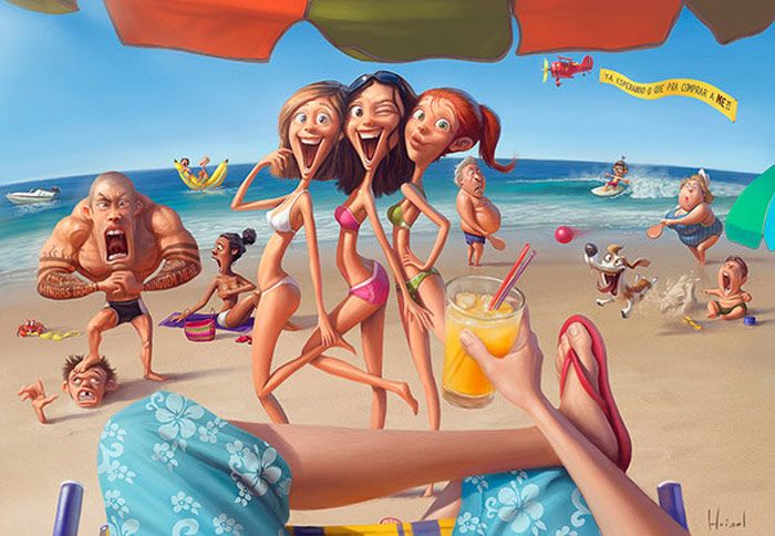 Las divertidas caricaturas de Tiago Hoisel 11
