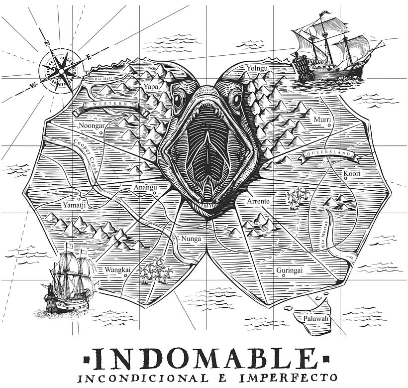Ilustración para INDOMABLE (MÚSICA) - Traditionelle Illustration