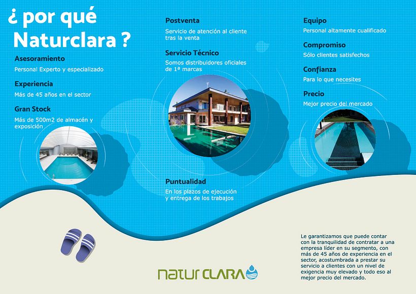 Diseño e ilustración publicitaria de tríptico 2