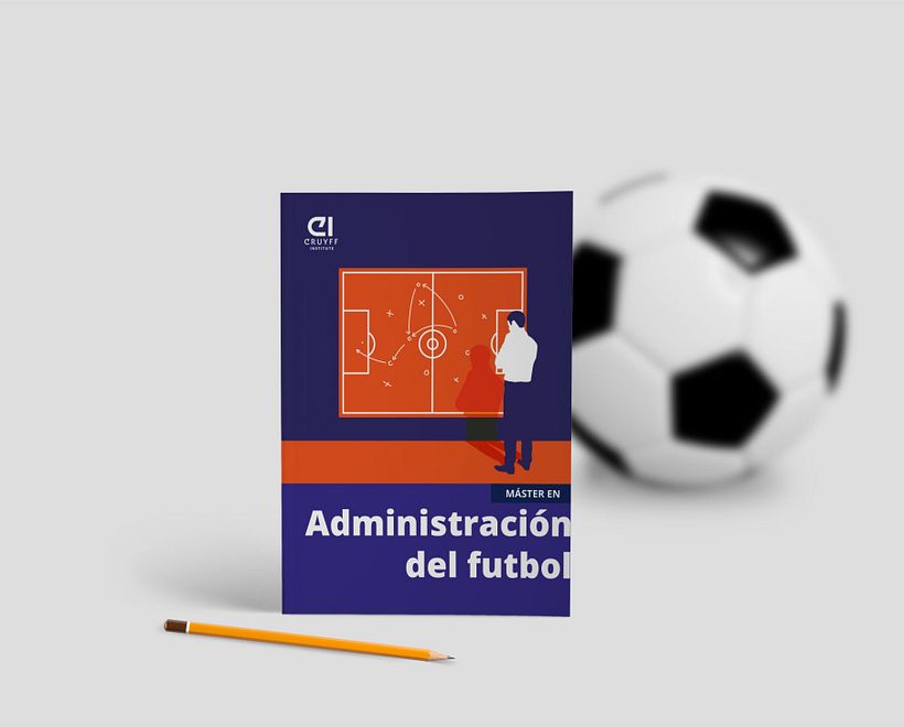 Portadas Másters Cruyff Institute - Design gráfico