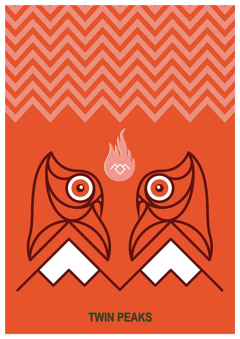 12 ilustradores y diseñadores revisitan Twin Peaks 6
