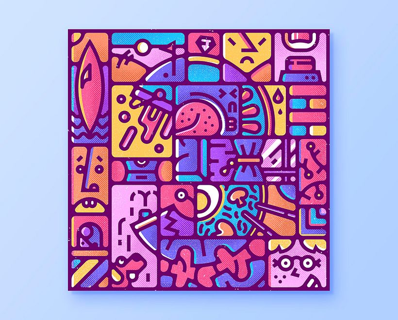 Las ilustraciones de Enisaurus que ocultan números 6