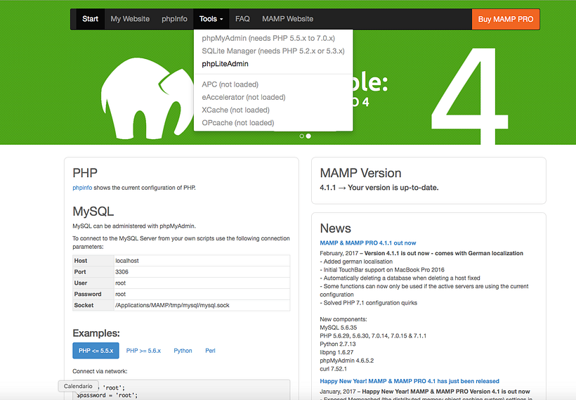 Ayuda con fallos en el servidor Mysql de MAMP 1