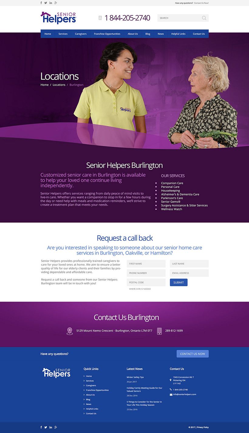 Senior Helpers. Diseño UI, Dirección de Arte 3