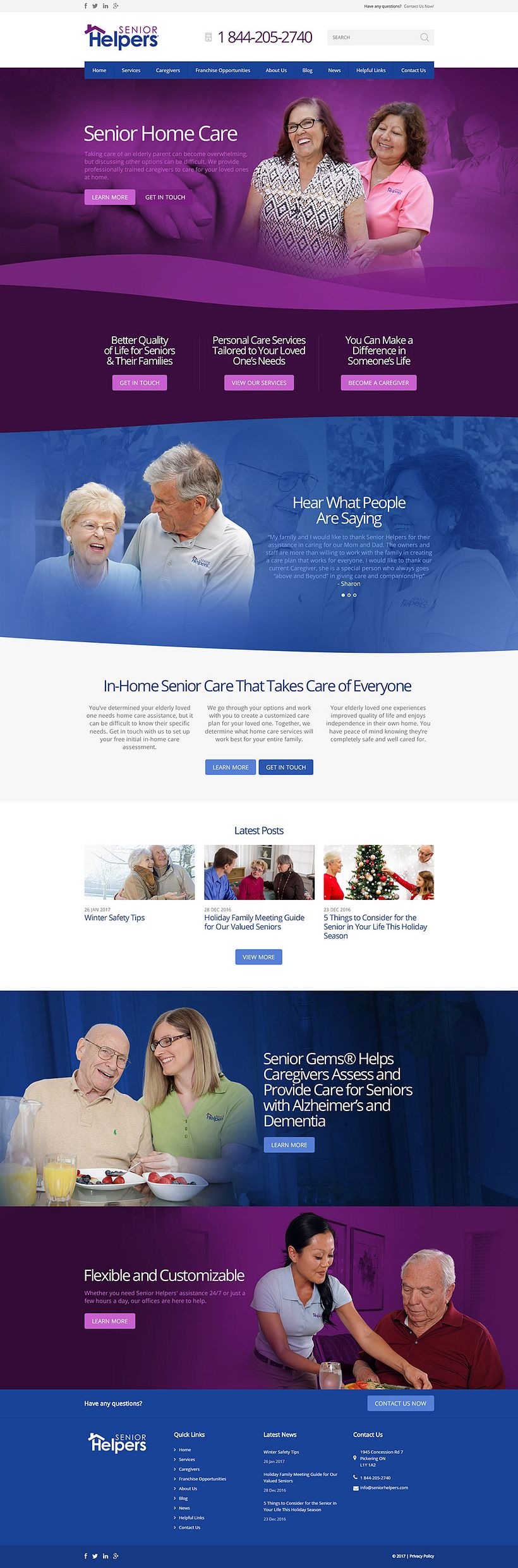 Senior Helpers. Diseño UI, Dirección de Arte 0