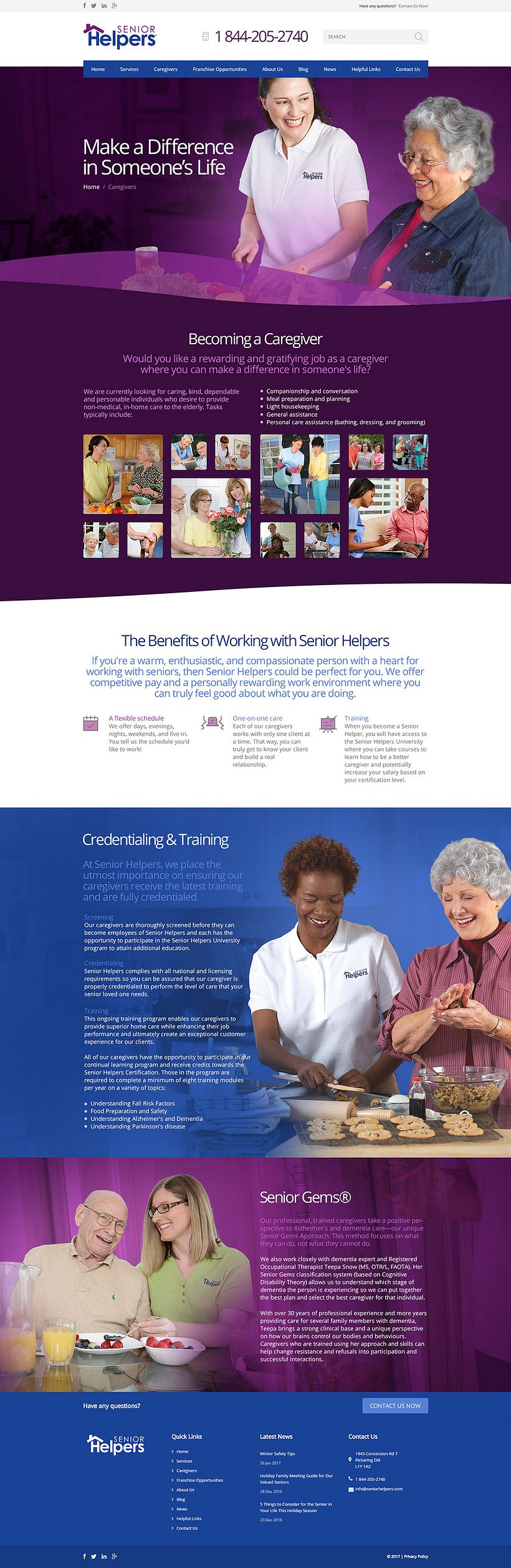 Senior Helpers. Diseño UI, Dirección de Arte 1