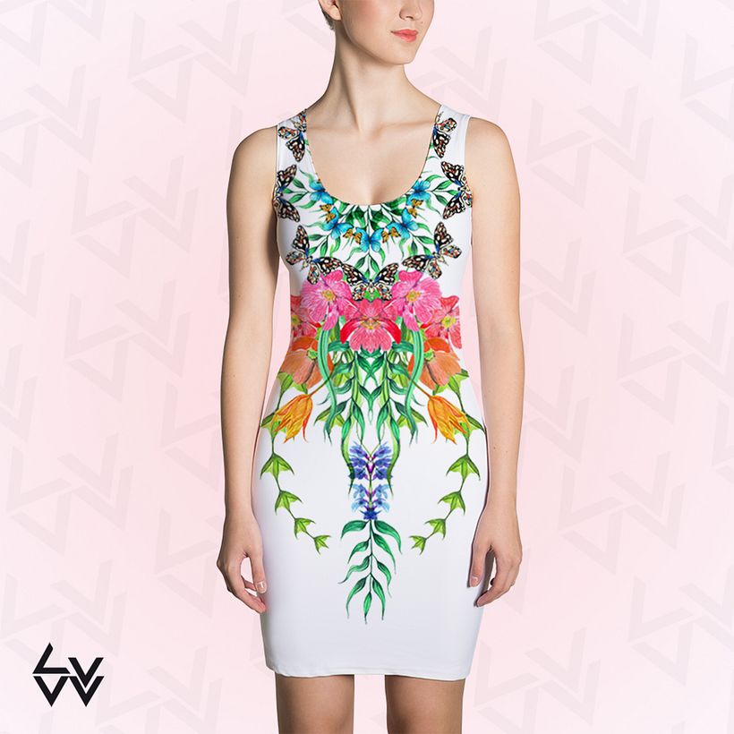 Flores y Mariposas - Diseño