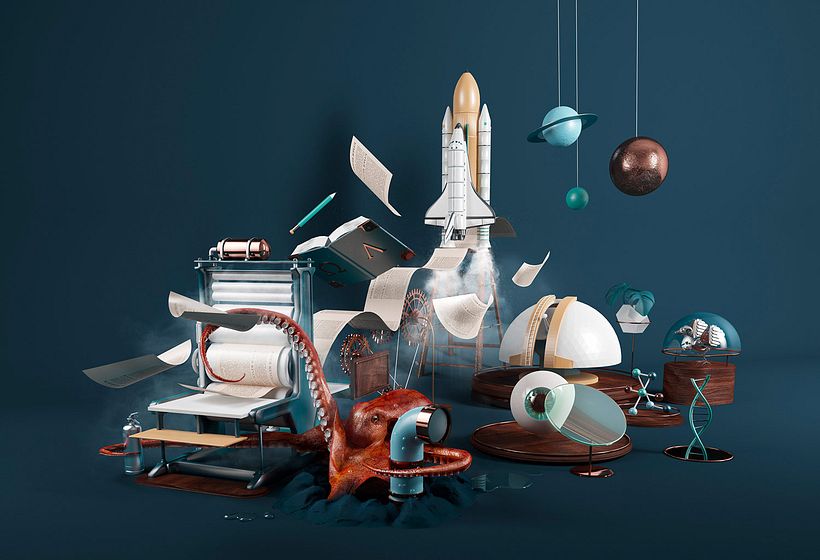 El universo en 3D de Nuria Madrid 1