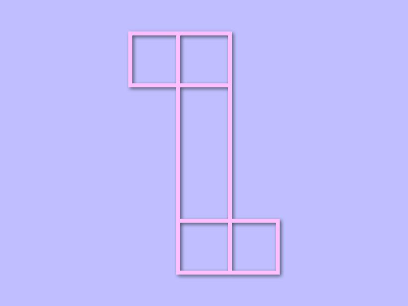 #36daysoftype Numbers 1