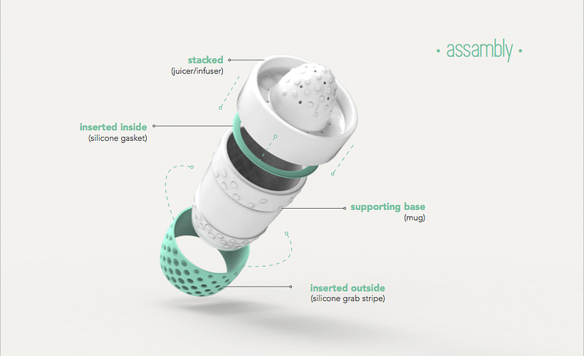 POUGs -ceramic mug/juicer/infuser- <Rome 2015> 4