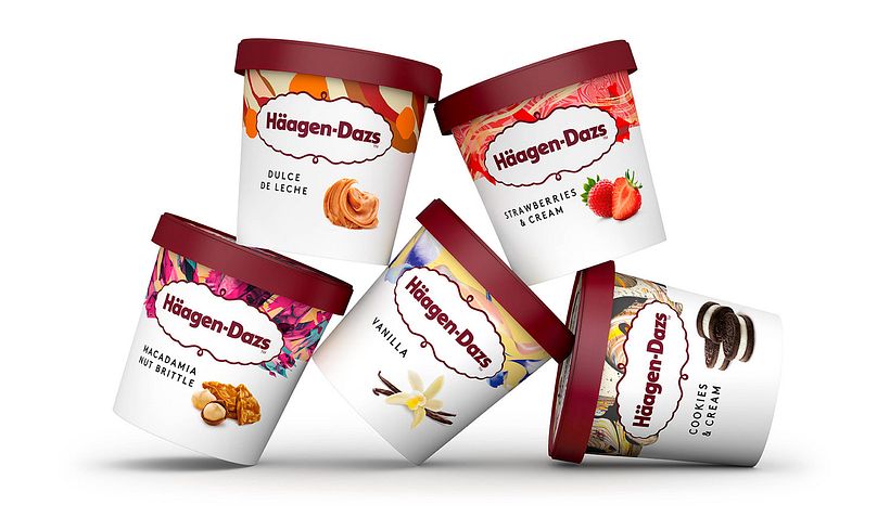 Los patterns de Moniquilla para Häagen-Dazs 1