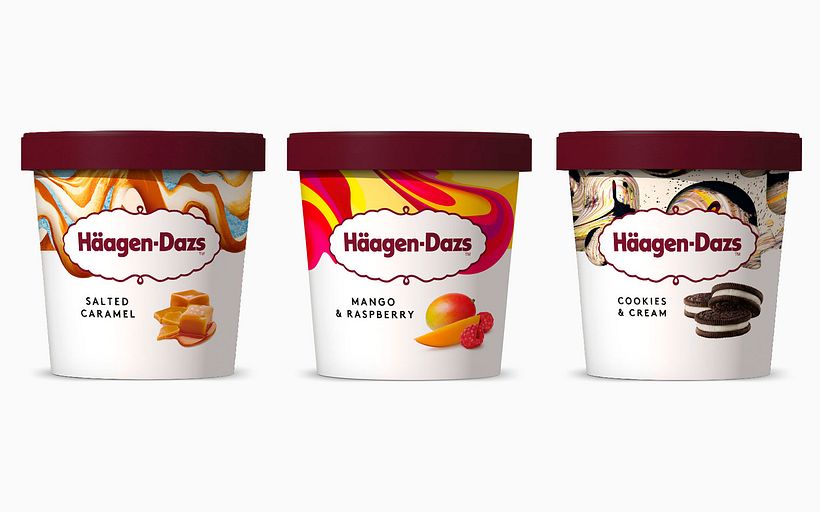 Los patterns de Moniquilla para Häagen-Dazs 17