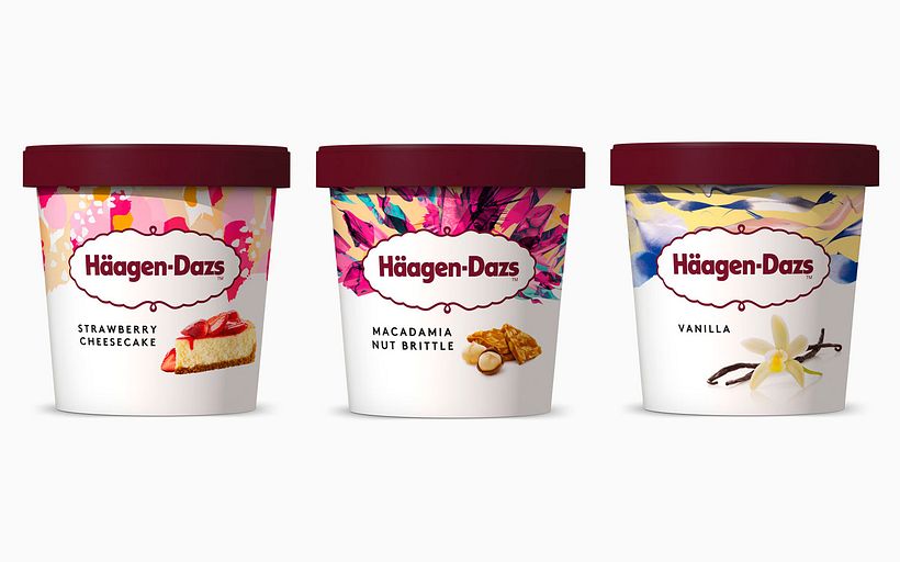 Los patterns de Moniquilla para Häagen-Dazs 18