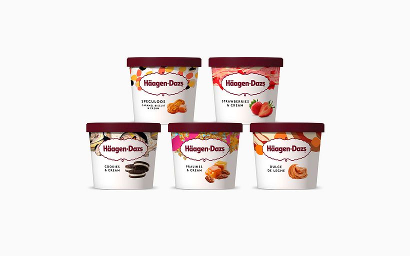 Los patterns de Moniquilla para Häagen-Dazs 22