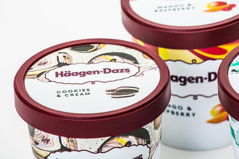 Los patterns de Moniquilla para Häagen-Dazs 23