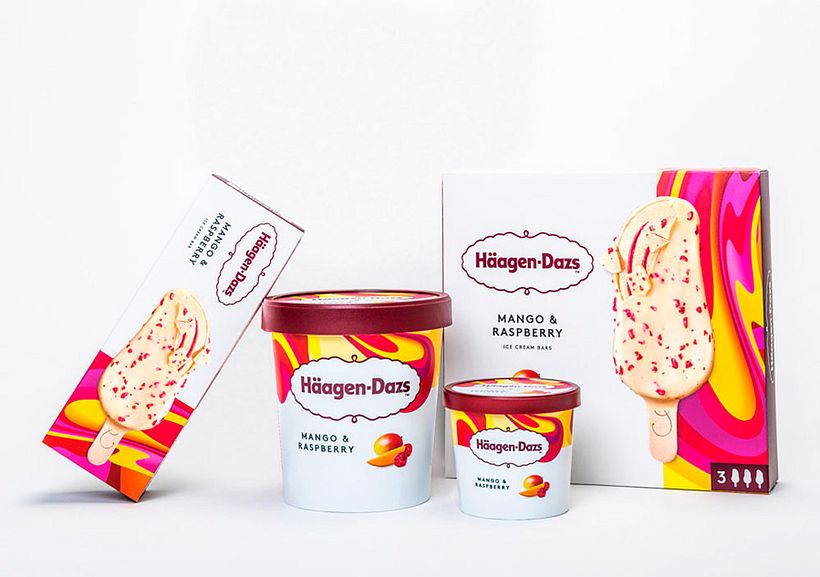 Los patterns de Moniquilla para Häagen-Dazs 24