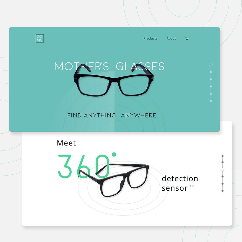 Mother's glasses - Gafas de madre - Web Design