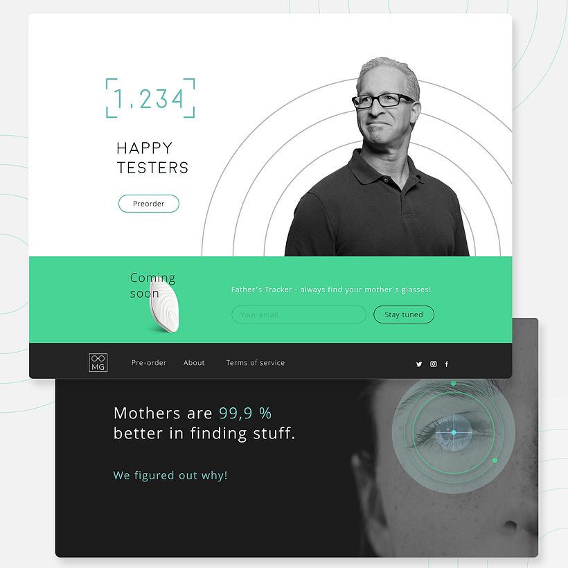 Mother's glasses - Gafas de madre - Web Design