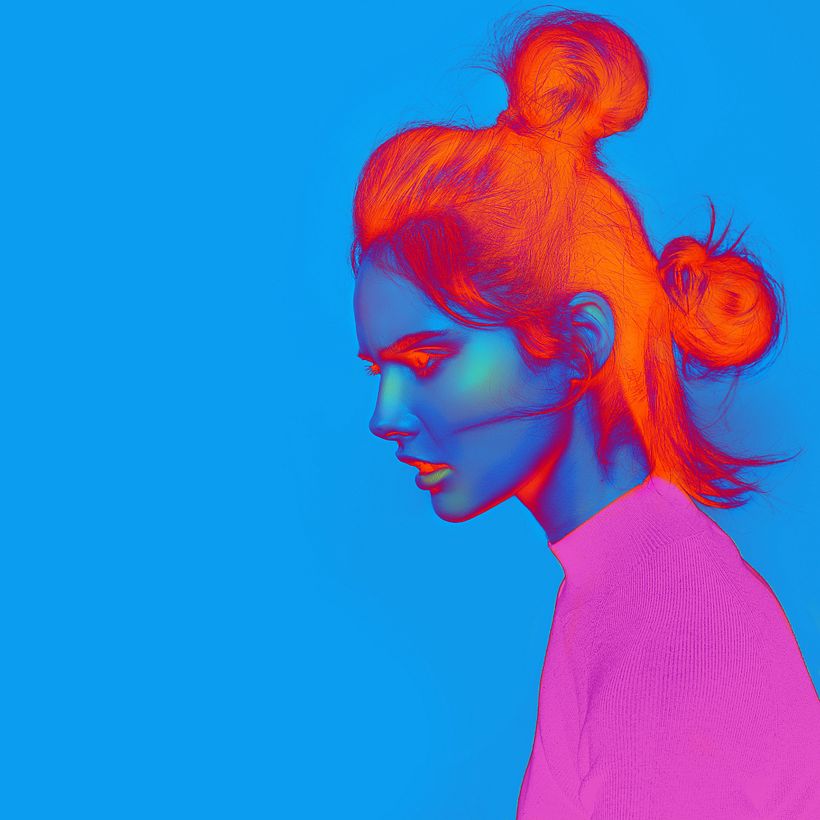 Bright Color . | . Exploraciones en color y moda - Illustrazione tradizionale