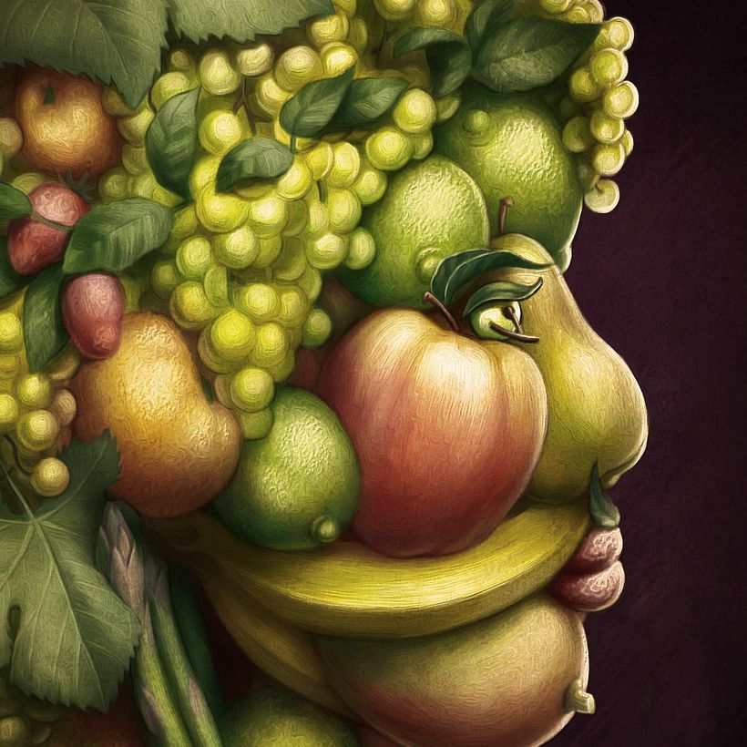 Retrato vegetal estilo Arcimboldo 0
