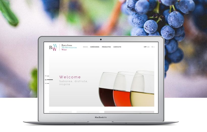 BCN Mediterranean Wine - Diseño Web