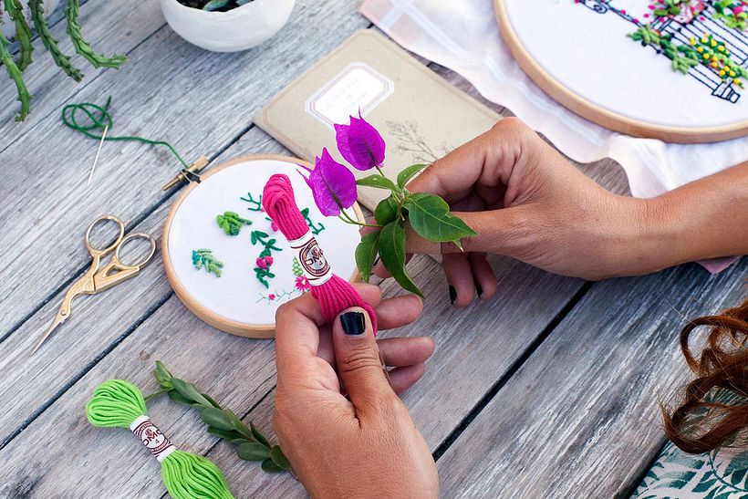 Técnicas básicas de bordado: de la pantalla al bastidor 13