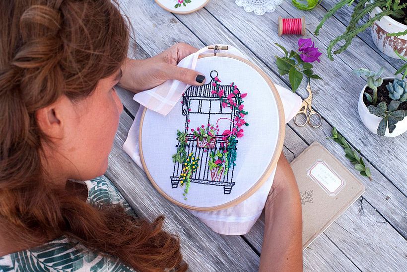 Técnicas básicas de bordado: de la pantalla al bastidor 14