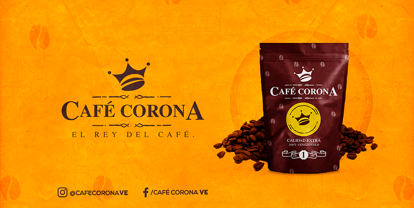 Logo, Branding  : Cáfe Corona  4
