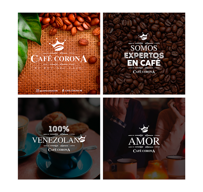 Logo, Branding  : Cáfe Corona  8