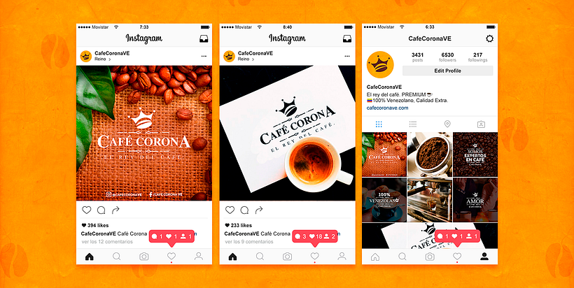 Logo, Branding  : Cáfe Corona  10