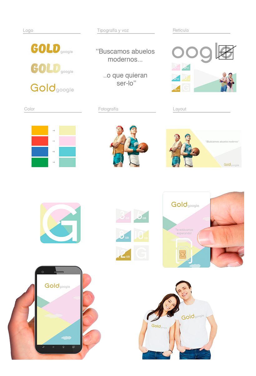Branding e Identidad: Gold Google 1